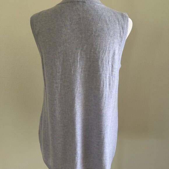 Eileen Fisher Sweater Wool Alpaca Blend Women Minimalist Sleeveless Washable - Picture 2 of 9